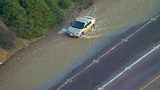 Highway Flooding Water Main Otay Mesa 