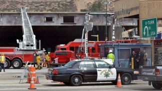 Roof Collapse Traps Multiple Cars