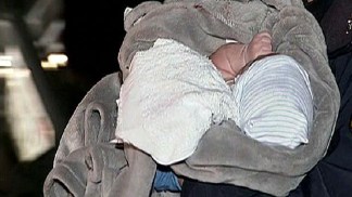 Baby Born Along I-15