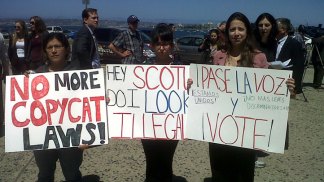 Locals Protest SCOTUS AB 1070 Ruling: Images