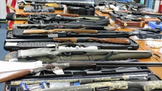 Images: Guns, Meth Seized in "Crystal Palace"
