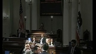 California Lawmakers Scuffle During Budget Debate