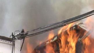 Raw Video: Hillcrest Apartment Fire