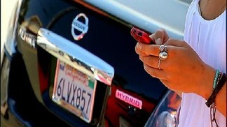 Texting Via License Plates