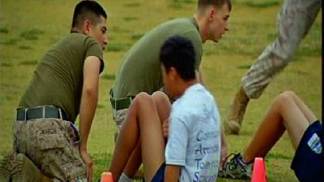 Students Train Like Marines
