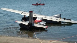 Small Plane Goes Down in Harbor