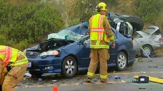 Fatal Crash SR 67 Near Ramona: Images