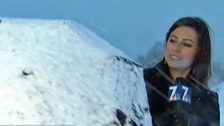 Several Inches of Snow Fall Near Julian