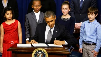 President Promises Gun Control