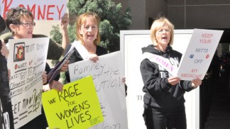 Dems, Latinos Protest Romney Visit
