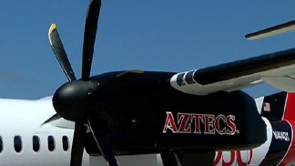 SDSU Plane Takes Off