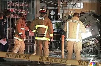 Car Crashes Into Fabert's Pawn Shop: Images