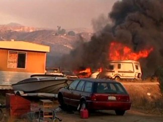 Homes Burned in Temecula Wildfire
