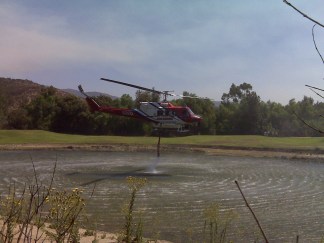 Images: Spring Valley Brush Fire 