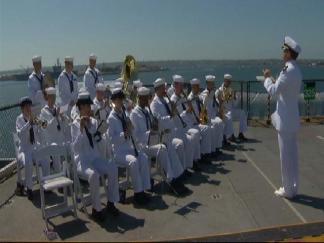USS Midway Honors 9/11 Heroes