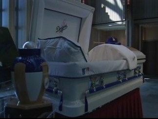 Dodger Blue Caskets