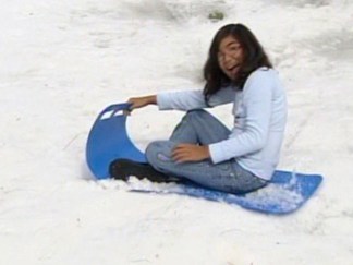 Enjoying Snow in San Diego