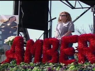 Amber's Mom Speaks at the Memorial