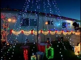 Christmas House Vandalized