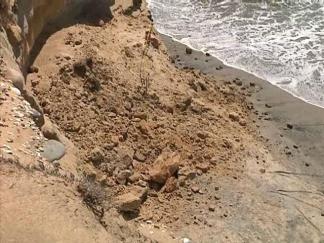Cliff Collapse in Torrey Pines