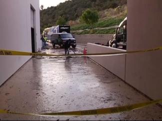Damaged Hydrant Caused Mudslide