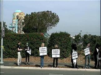 PETA Protest Ends Up a Traffic Jam