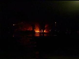 RAW VIDEO, Cars Catch Fire Under Apartment Complex