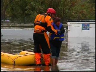 Raw Video, Pregnant Woman Rescued
