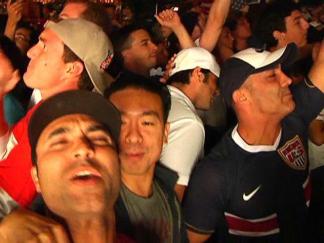 San Diegans Sing After Team USA Win: Raw