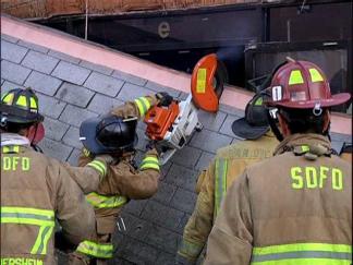 Store Awning Collapses, Traps Customers