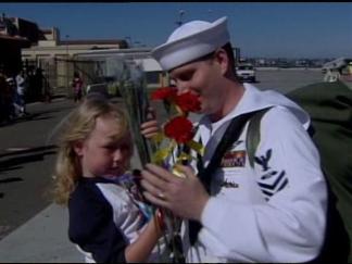 USS Reagan First Homecomings