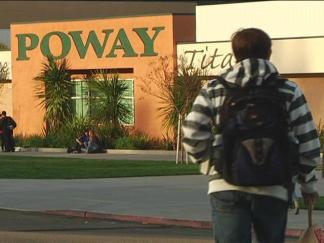 Students and Parents from Poway H. S. React to Arrest