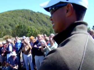 Local Boy Out Drives Tiger Woods