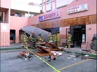 Golden Hill Store Awning Collapses