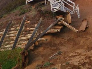 Encinitas Bluff Collapses 