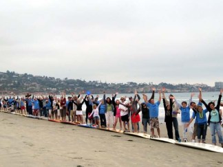 Standing in Solidarity at Survivor Beach
