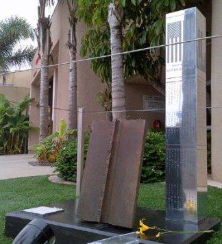 Memorial Damaged in PB
