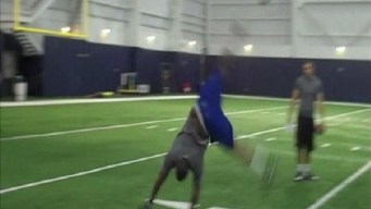 Chargers DL Does a Back Flip