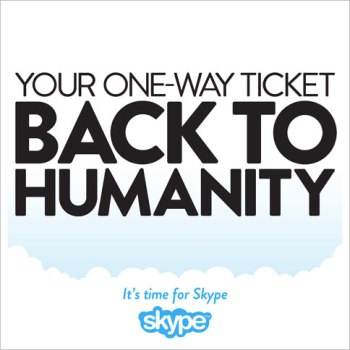 Skype Says Facebook is Killing Humanity