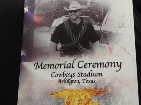 Images From Chris Kyle Memorial