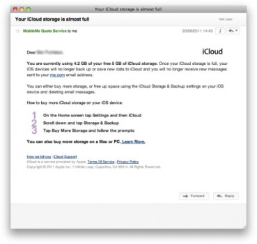 What Happens When Apple's Cloud Fills Up