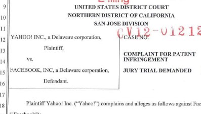 Yahoo Sues Facebook; Facebook Puzzled
