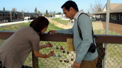 Visiting Napa's Love Lock Bridge