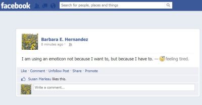 Facebook Gives You Emoticons