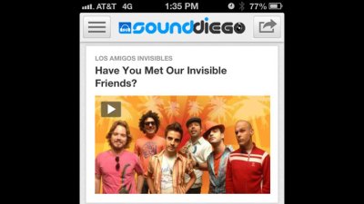 SoundDiego Drops an iPhone App