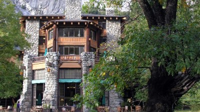 Raising a Glass at the Ahwahnee