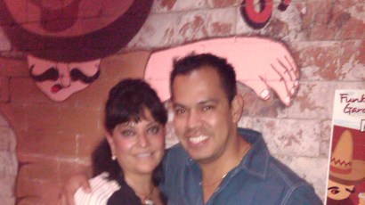 Moji and Alfredo Sadighian, owners of Funky Garcia's