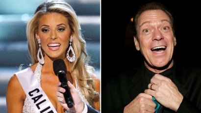 Carrie Prejean will likely have her hands full during an interview with funnyman Joe Piscopo.