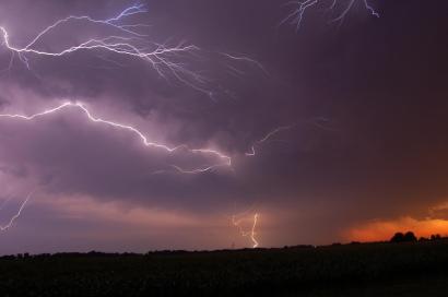 Lightning in Palmer Texas
