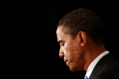President-elect Barack Obama speaks with reporters during his first press conference since being elected president. He may risk overexposure. 